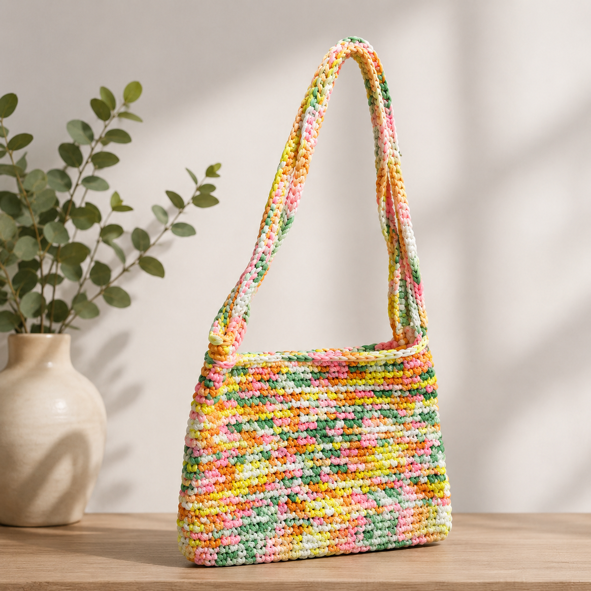 Frame Tote – Stylish Handmade Crochet Bag