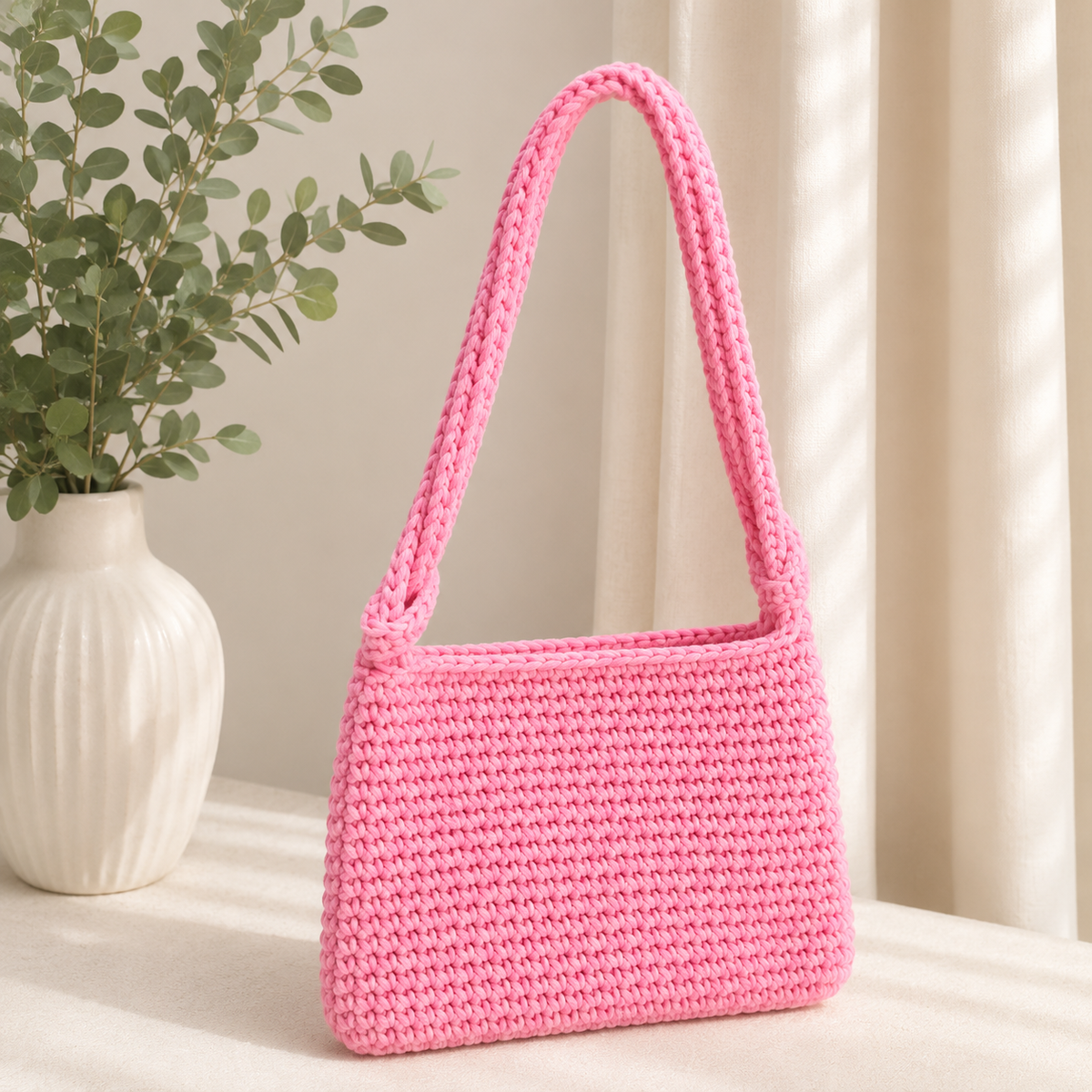 Frame Tote – Stylish Handmade Crochet Bag