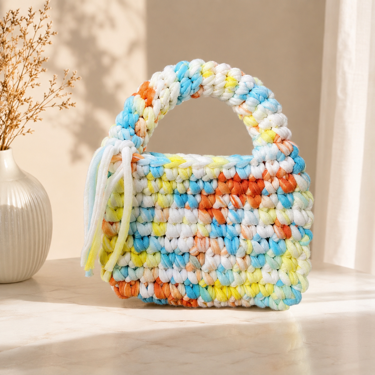 Mellow Mini – Stylish Crochet Mini Bag