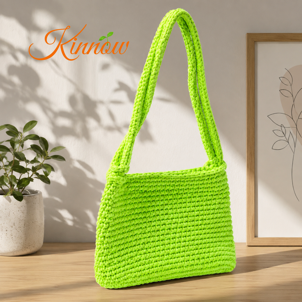 Frame Tote – Stylish Handmade Crochet Bag