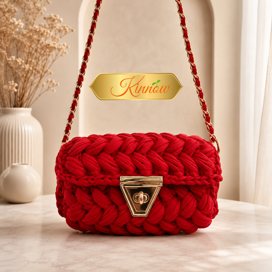 Petal Puffs – Crochet Handcrafted Bag