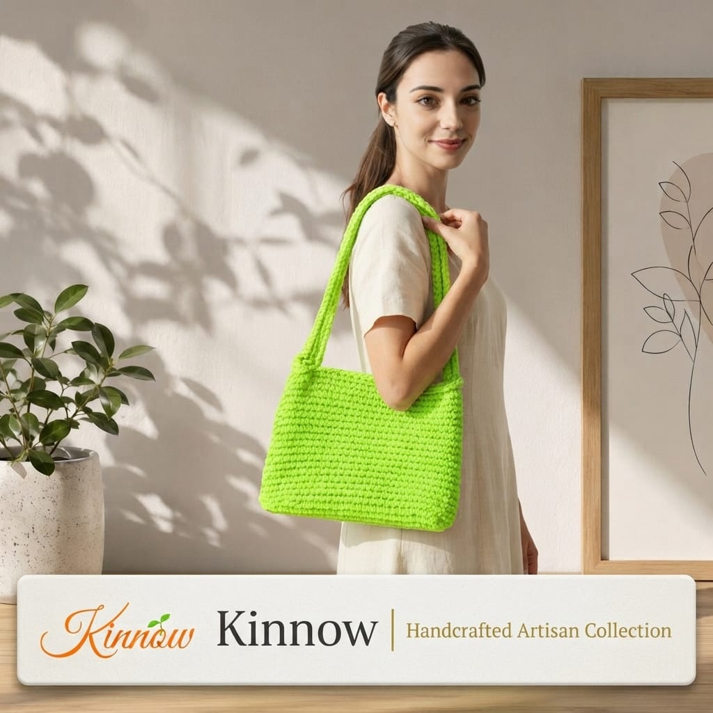 Frame Tote – Stylish Handmade Crochet Bag
